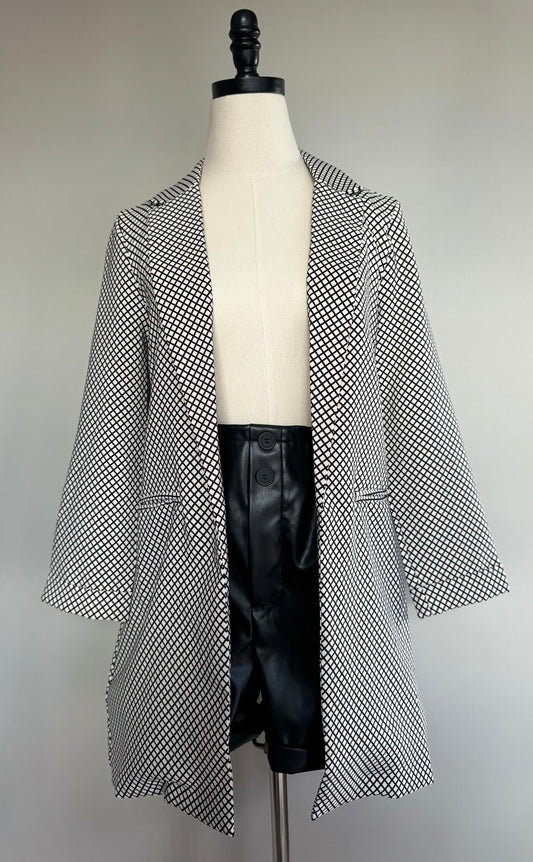 Monochrome Mirage Blazer